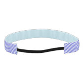 ネイビ素晴らしーストライプ アスレチックヘッドバンド (裏面)