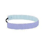 ネイビ素晴らしーストライプ アスレチックヘッドバンド (左)
