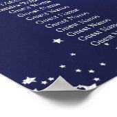 ネイビ結婚ー・ブルー・スターズの座席表 ポスター (角)