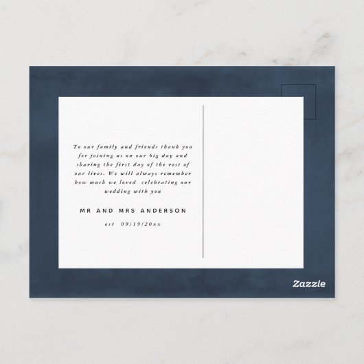 ネイビ絵を描ー+プリプト写真葉書 ポストカード (裏面)