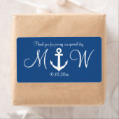 ネイビ航海のいかり結婚の水瓶ラベル ラベル (インサイチュ)