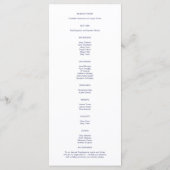 ネイビ航海のーいかり結婚式 プログラムv4 JRoy メニュー (裏面)