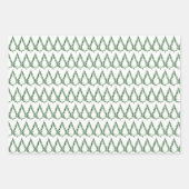 ネイビ航海のーとグリーン ラッピングペーパーシート (正面3)