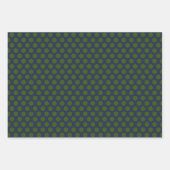 ネイビ航海のーとフォレストグリーン ラッピングペーパーシート (正面2)