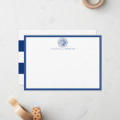 ネイビ航海のーカスタムのメモカード ノートカード (正面/裏面インサイチュ)