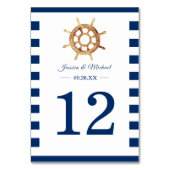 ネイビ航海のーストライプズ水色ハンドル テーブルナンバー (裏面)