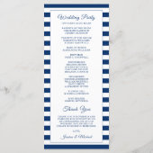 ネイビ航海のーストライプズ水色ハンドル プログラム (裏面)