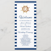 ネイビ航海のーストライプズ水色ハンドル プログラム (正面)