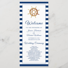 ネイビ航海のーストライプズ水色ハンドル プログラム