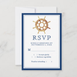 ネイビ航海のーストライプズ水色ハンドル 出欠カード