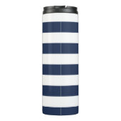 ネイビ航海のーストライプ&ピンクモノグラム タンブラー (裏面)