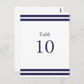 ネイビ航海のーテーブル番号 ポストカード (正面/裏面)