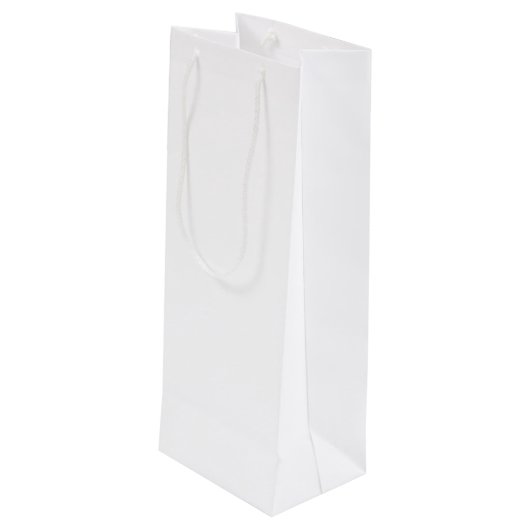 ネイビ航海のーブルーいかりグパーソナライズされたロンプンズ ワインギフトバッグ (裏面アングル)