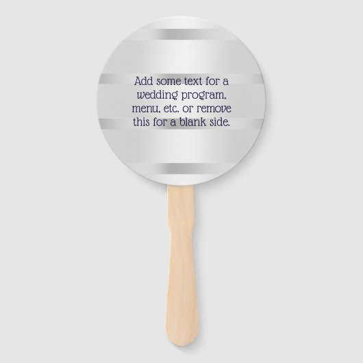 ネイビ航海のーブルーいかりシルバーウェイト結婚ズ ハンドファン (裏面)