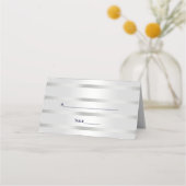 ネイビ航海のーブルーいかりシルバーホワイト プレイスカード (裏面)