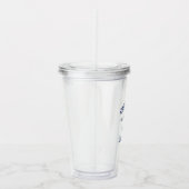 ネイビ航海のーブルーいかりファミリーレイクハウス アクリルタンブラー (右)