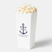 ネイビ航海のーブルーいかり結婚ズ フェイバーボックス (はじけた状態)