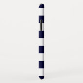 ネイビ航海のーブルーとホワイトストライプいかり Case-Mate iPhoneケース (裏面/右)