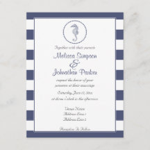 ネイビ航海のーブルーストライプ|海馬