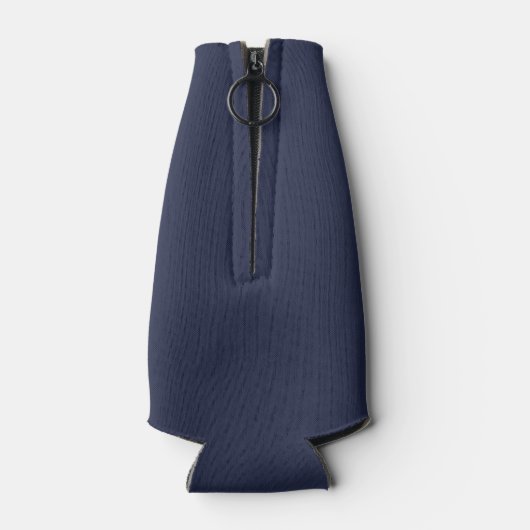 ネイビ航海のーブルーパーソナライズされたグルムズ ボトルクーラー (裏面)