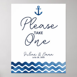 ネイビ航海のーブルー一プリント下さい ポスター