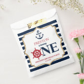 ネイビ航海のーブルーONE第1誕生日パーティー フェイバーバッグ (封をした状態)