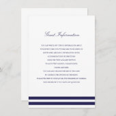 ネイビ航海のー結婚ズ挿入 エンクロージャーカード (正面/裏面)