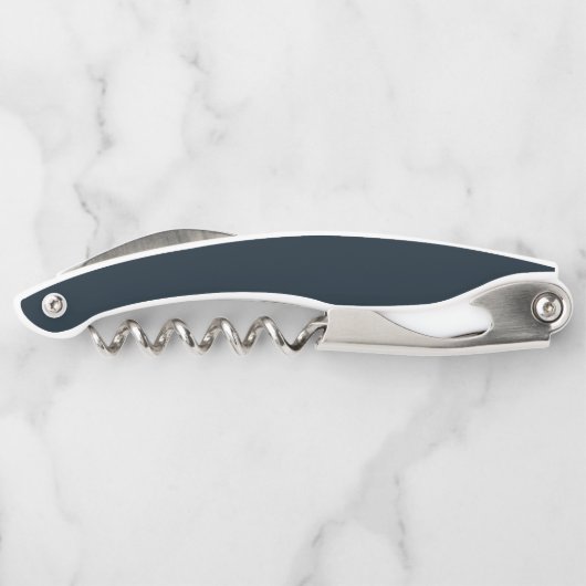 ネイビ航海のー結婚・ブルーのに感謝カスタム ソムリエナイフ (裏面)