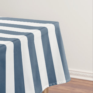 ネイビ航海のー青ストライプの赤ちゃんシャワー テーブルクロス