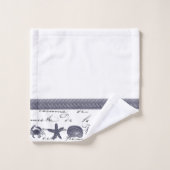 ネイビ航海のー バスタオルセット (ウォッシュタオル)
