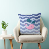 ネイビ航海のー・ブルーウェーブ クッション (椅子)