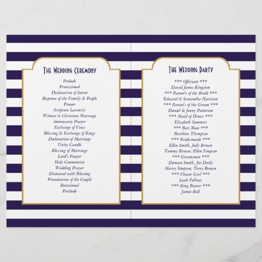 ネイビ航海のー&ホワイトストライプいかり結婚ズ (裏面)