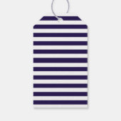 ネイビ航海のー&ホワイトストライプいかり結婚式の引き出物 ギフトタグ (裏面)