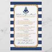 ネイビ航海のー&金ゴールドお使いの電話フライヤーの内容 チラシ (正面)