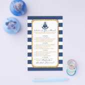 ネイビ航海のー&金ゴールドお使いの電話フライヤーの内容 チラシ (シングル)