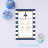 ネイビ航海のー&金ゴールド財布フライヤーの中身 チラシ (シングル)