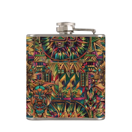 ネイビ芸術的ー「歴史鮮やか的エンブレム」ビニールFl フラスク (裏面)