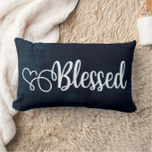 ネイビ賛美ーオン – 腰枕 ランバークッション (ブランケット)