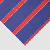 ネイビ赤と白ストライプーブルー 薄葉紙 (詳細)