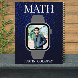 ネイビ離れー・ブルー・スクールプランナー少年の写真 ノートブック