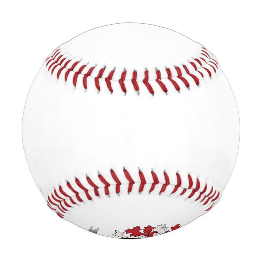 ネイピア家紋コートオブアームズ 野球ボール (裏面)