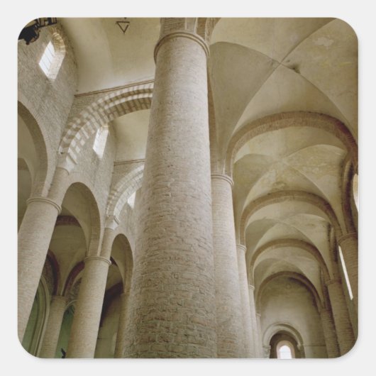 ネイブとヴォールティングのインテリアビュー スクエアシール (正面)