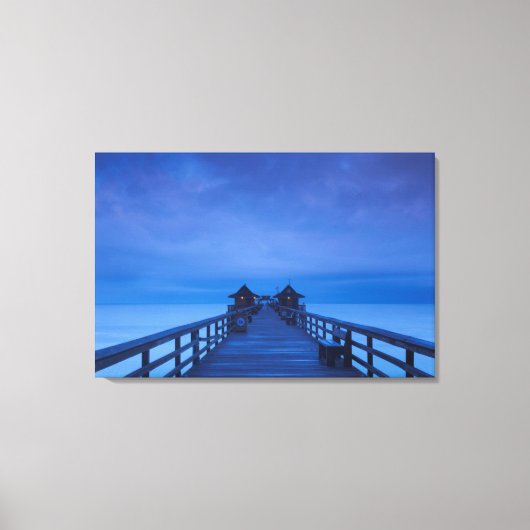 ネイプルピア、夜明け キャンバスプリント (正面)