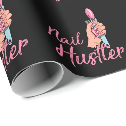 ネイリストおもしろい・エムルポイエ・マニキュア共同社員 ラッピングペーパー (ロールコーナー)