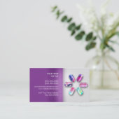 ネイリストのアポイントメントの名刺 予約カード (スタンド正面)