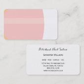 ネイリストの名刺のフランス人の先端 名刺 (正面/裏面)