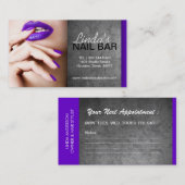 ネイリストの名刺 予約カード (正面/裏面)