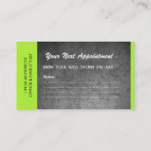 ネイリストの名刺 予約カード (裏面)