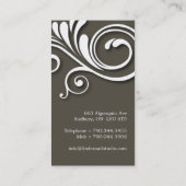 ネイリストの名刺 名刺 (裏面)