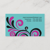 ネイリストの名刺 名刺 (裏面)